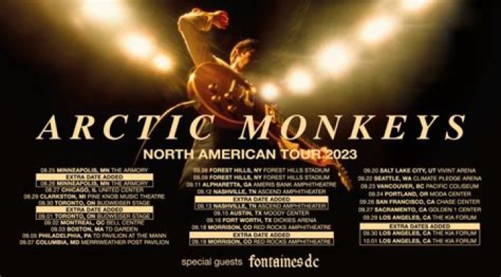 Are the Arctic Monkeys touring in 2023?