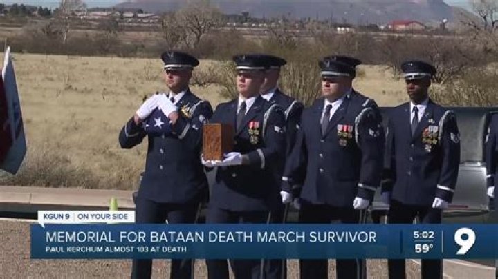 Are there any survivors from the Bataan Death March?