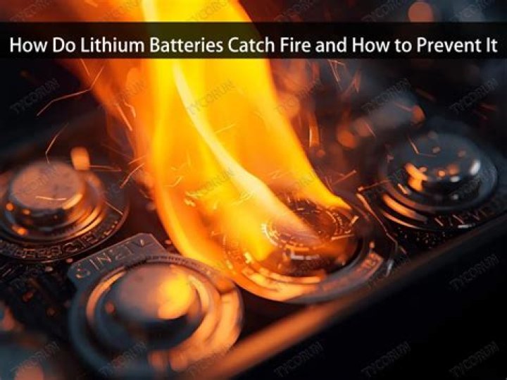 Can batteries catch fire if wet?