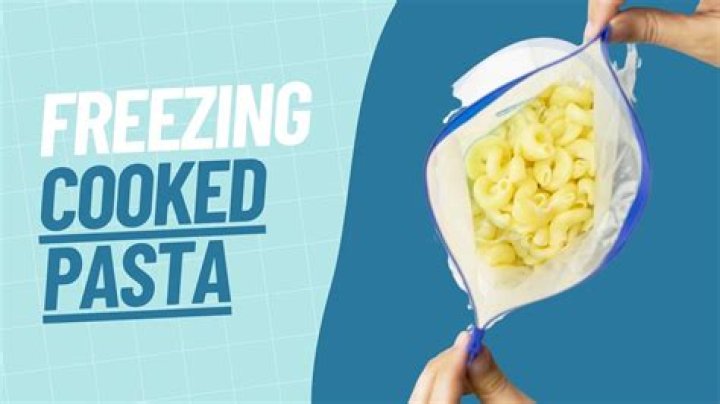 Can I freeze cooked pasta?