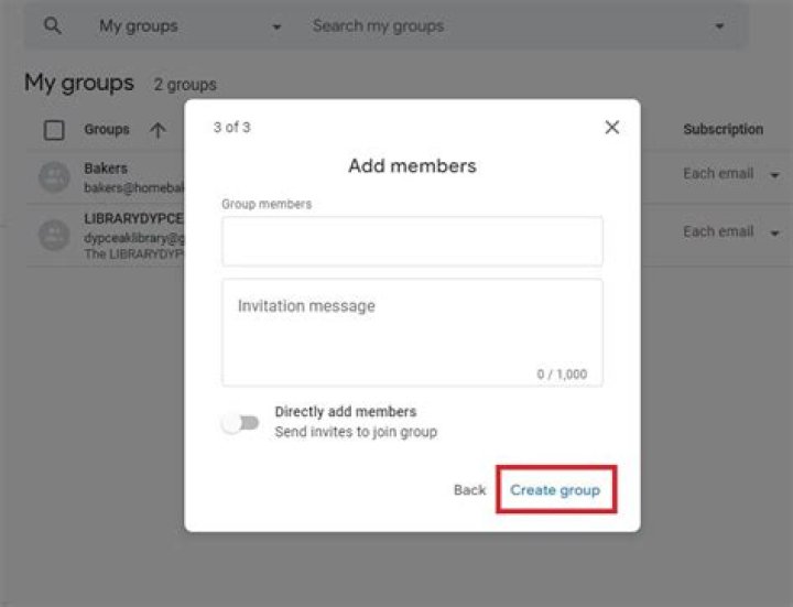 Can I import members to Google Groups?