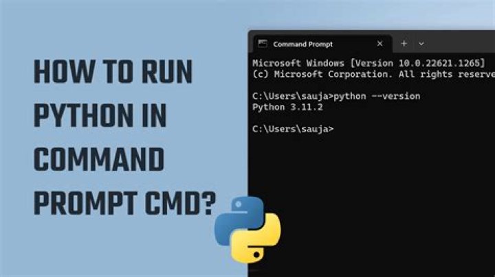 Can I install Python using CMD?