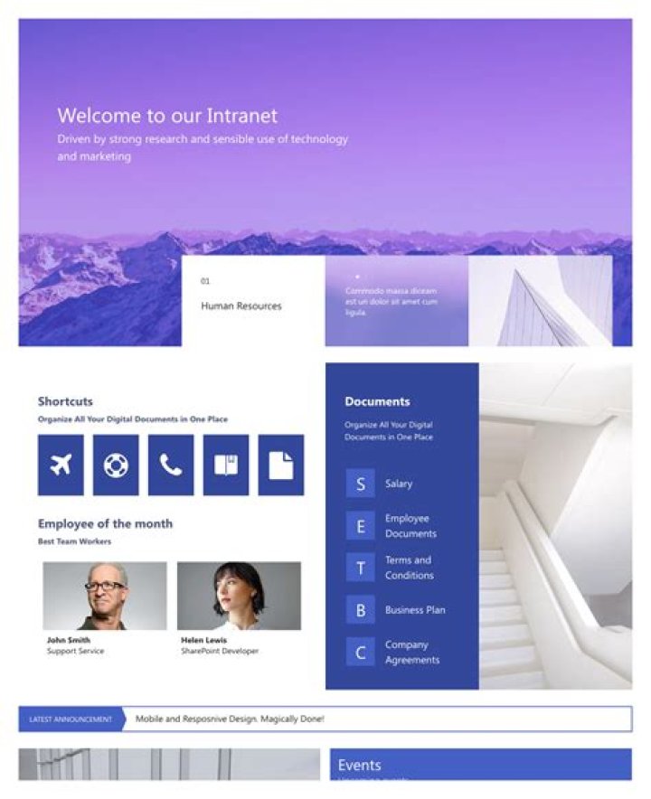 Can Yammer be used as an intranet?