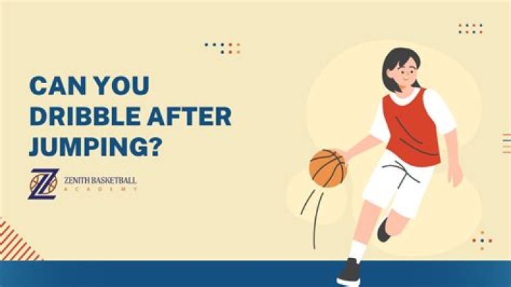 Can you dribble after stopping?