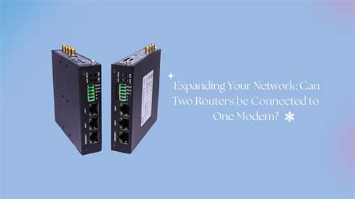 Can you hook up 2 routers to 1 modem?