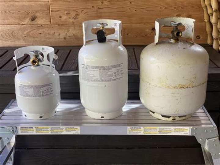 Can you put a propane tank under a fire pit?