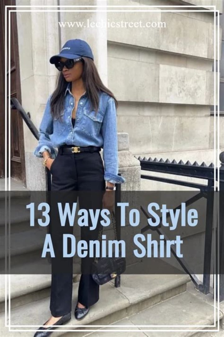 Can you wear a jean shirt with jeans?