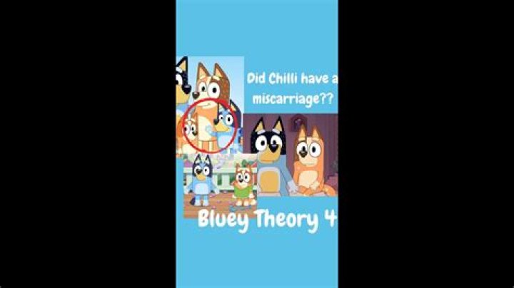 Did chilli from Bluey have a miscarriage?