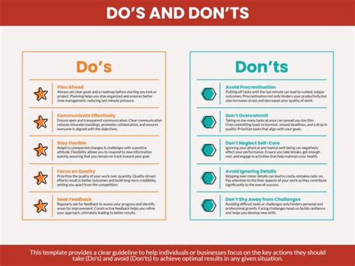 Do and don'ts in makeup?