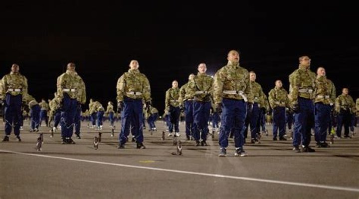 Do you shower together in basic training Air Force?