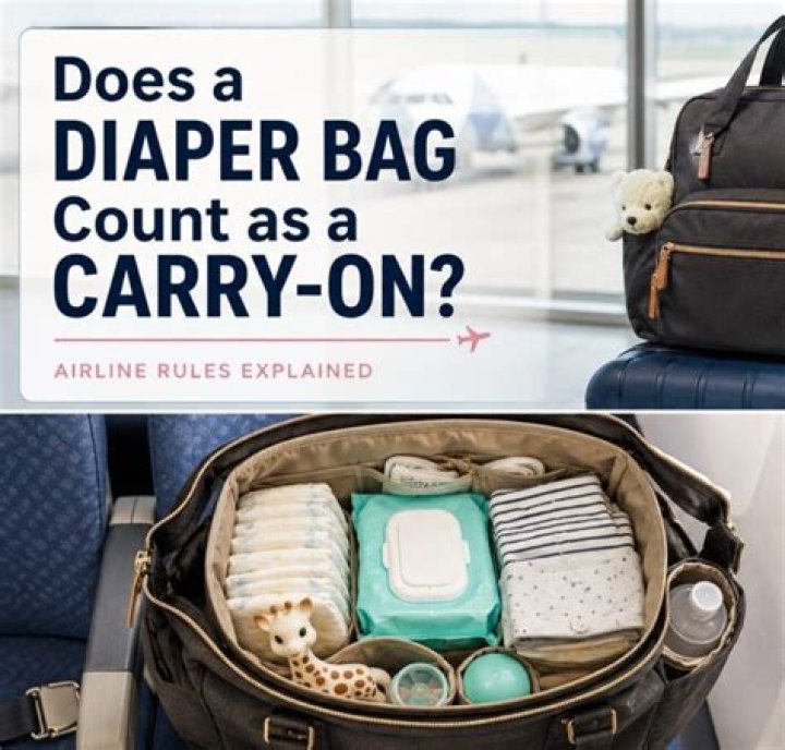 Does a diaper bag count as a carry-on American?