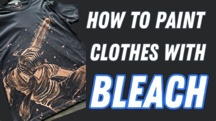Does bleach strip paint?