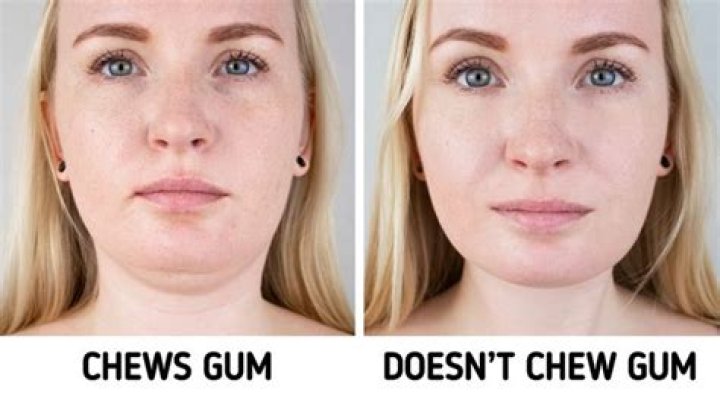 Does chewing gum make your face bigger?