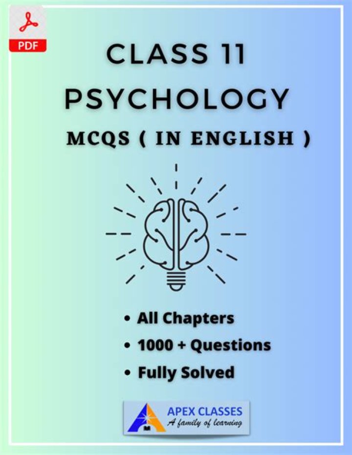 Does class 11 have psychology?