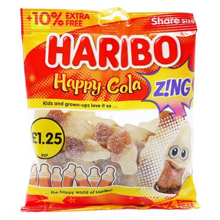 Does Haribo Happy Cola have pork?