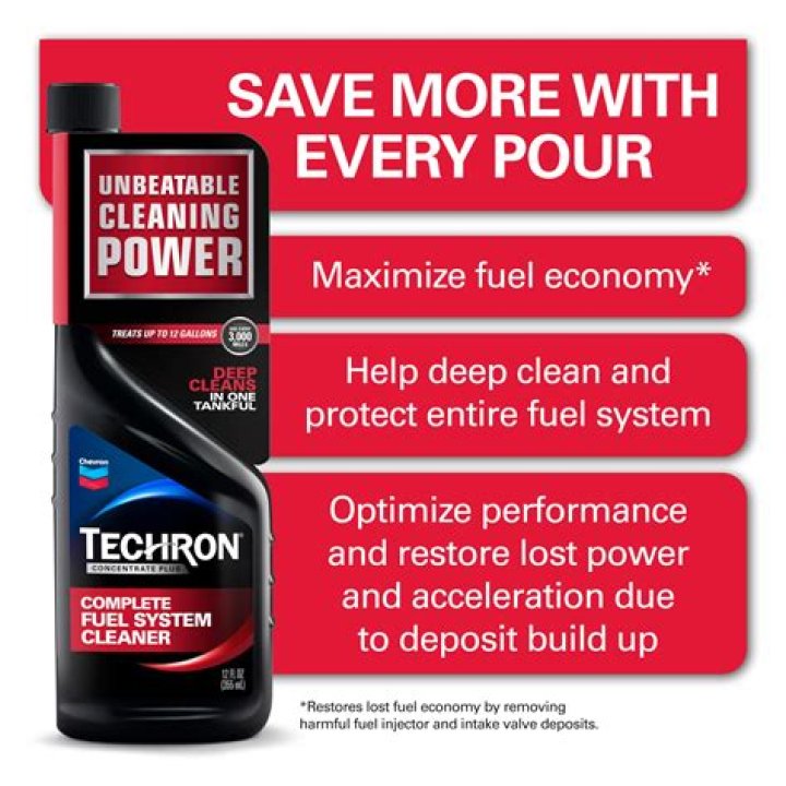 Does Techron fuel system cleaner clean fuel injectors?