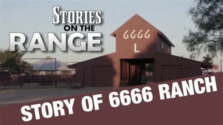 How big is the 6666 Ranch in miles?