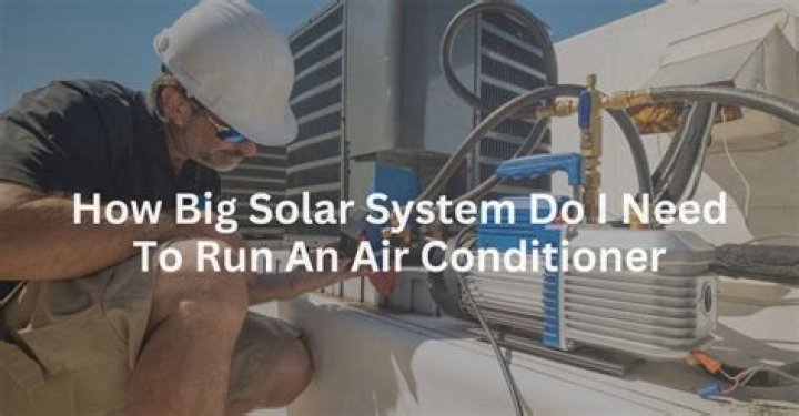 How big solar system do I need?