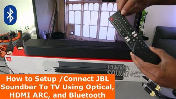How do I connect my JBL speaker to my TV HDMI?