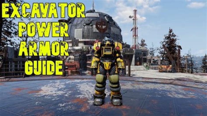 How do I make excavator power armor?