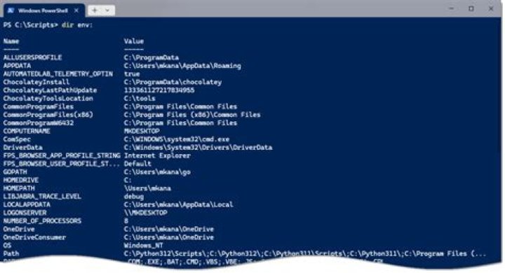 How do I set environment variables in PowerShell?