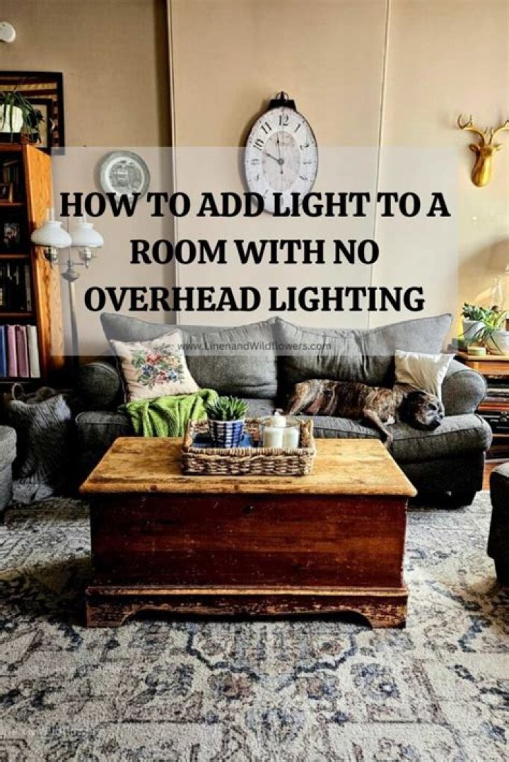 How do you add light to a dark room?