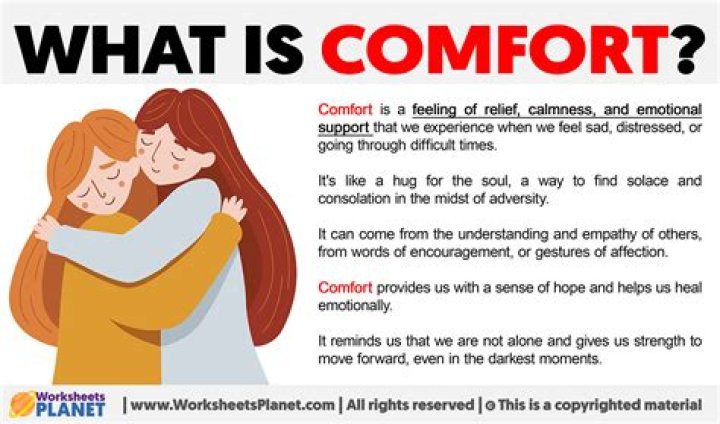How do you comfort someone who is stressed over text?