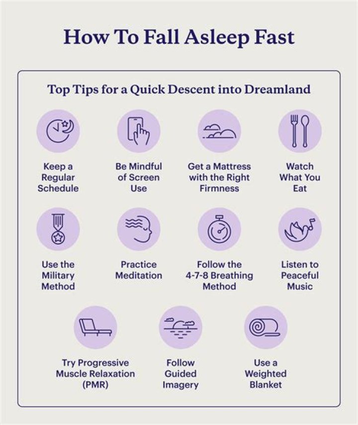 How do you fell asleep fast?