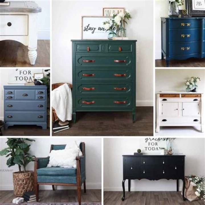 How do you make a modern finish with chalk paint?