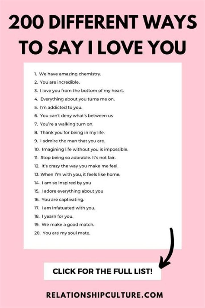 How do you say I love you too in different ways?