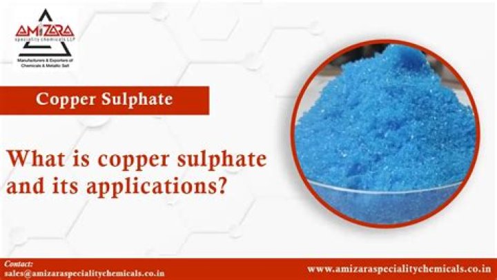 How do you use copper sulfate in sewer lines?