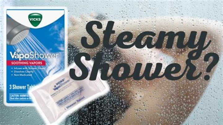 How do you use Vicks in a hot shower?