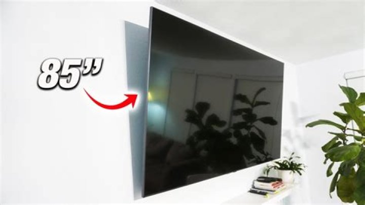 How far should you sit from a 85 inch TV?