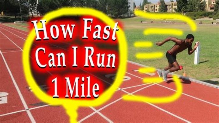 How fast can Bolt run a mile?