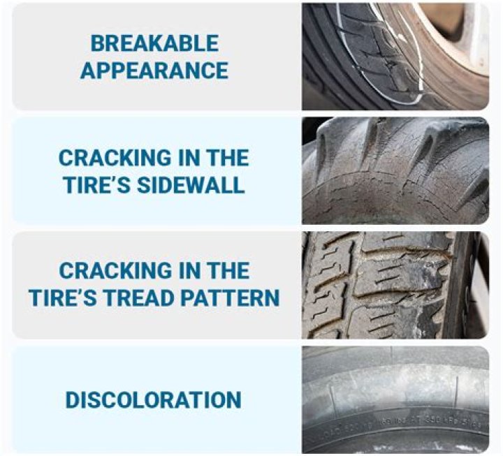 How long can a car sit before tires dry rot?