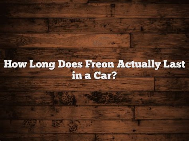 How long does Freon last in a car with a leak?