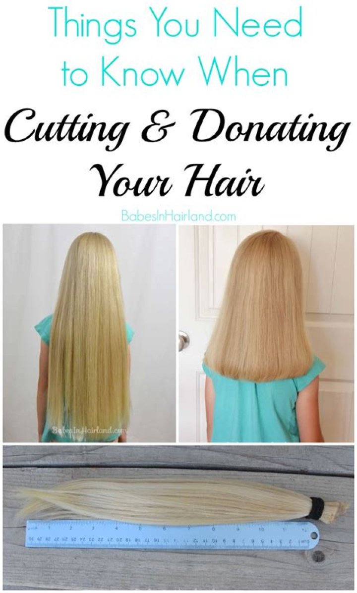 How long does your hair need to be to donate to Little Princess?