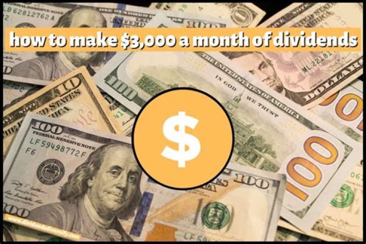 How much do I need to invest to make 1000 a month in dividends?