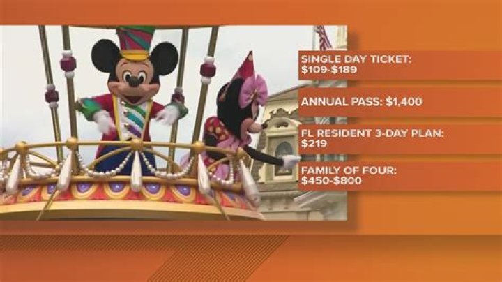 How much does it cost a family of 4 to go to Disney World?