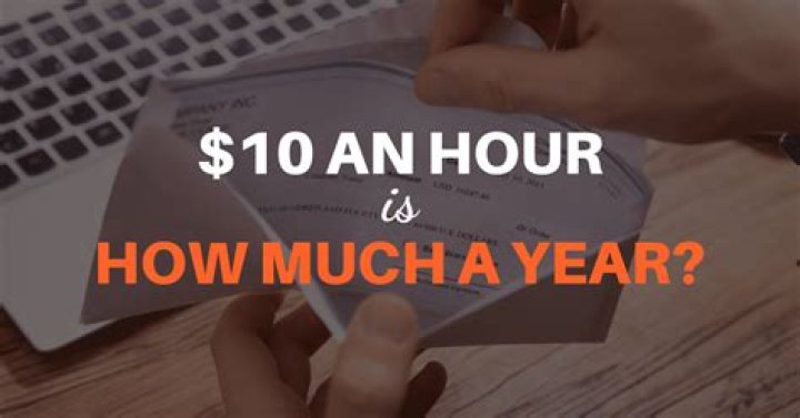 How much is $10 an hour weekly?