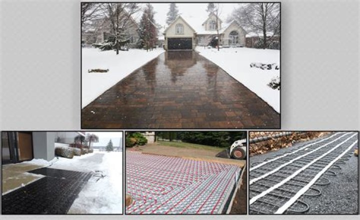 How warm is a heated driveway?