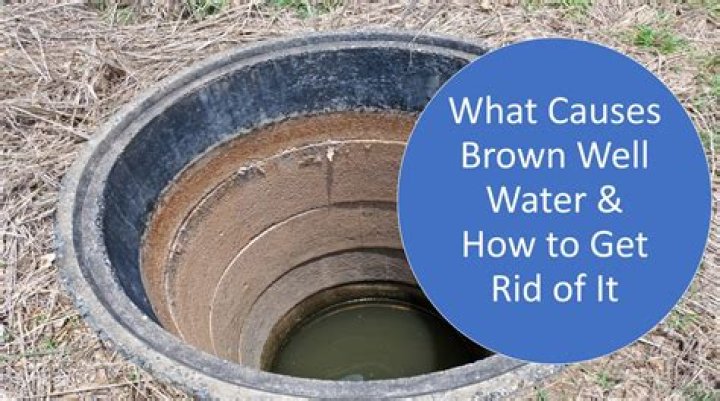 Is brown well water harmful?