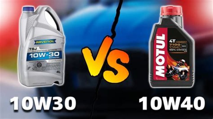Is it OK to mix 10w30 and 10W40?