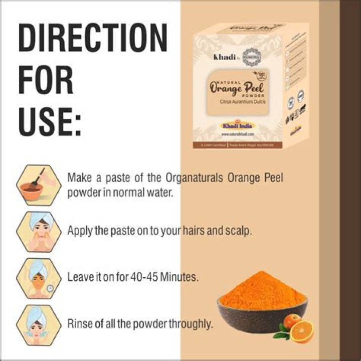 Is orange peel powder edible?