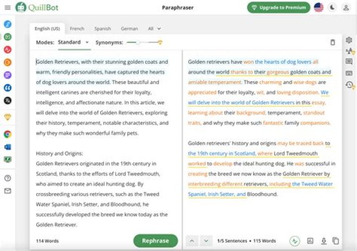 Is QuillBot good for paraphrasing?