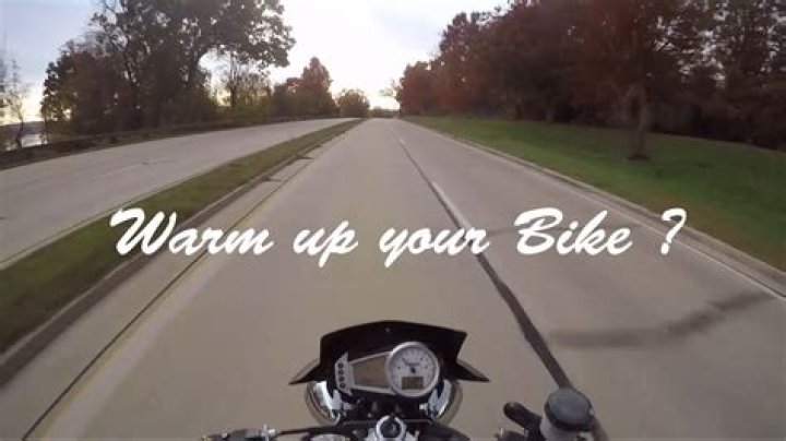 Should you let your motorcycle warm up?