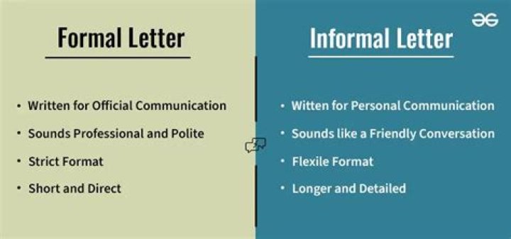 What are characteristics of informal?