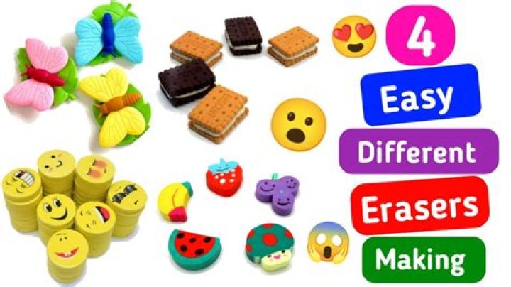 What are pencil erasers made out of?
