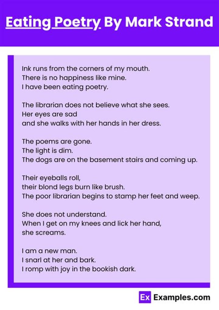 What are the characteristics of the poem Keeping Things Whole by Mark Strand?