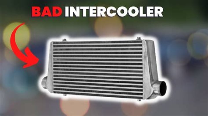What are the symptoms of a bad intercooler?